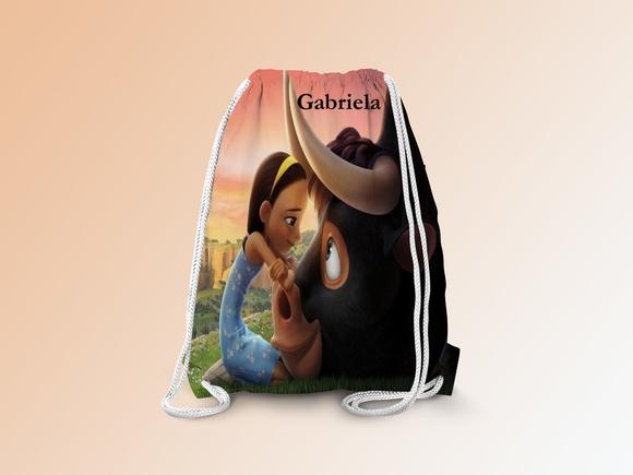 Mochilinha Personalizada Touro Ferdinando