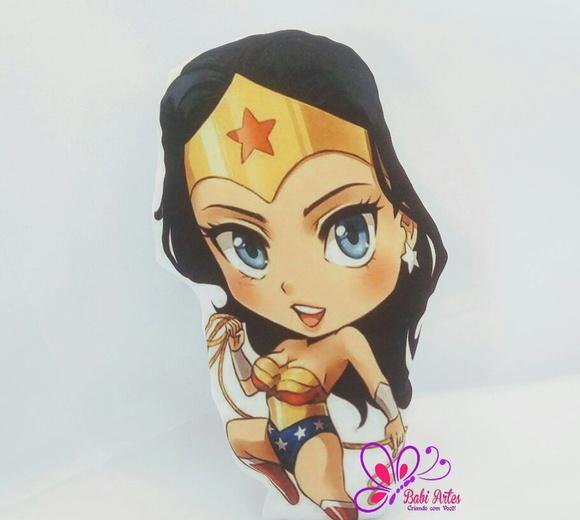 Almofada Formato Personalizada Mulher Maravilha