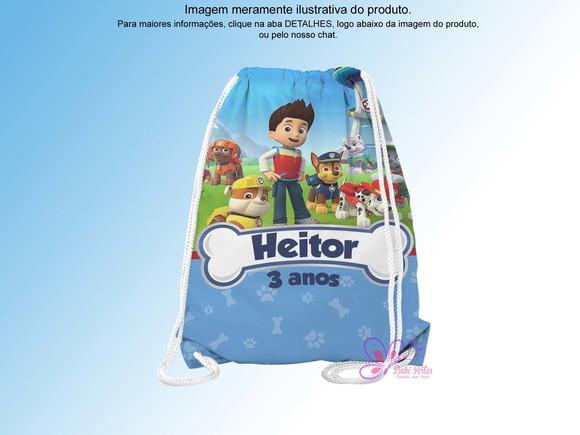 Mochilinha Personalizada Patrulha Canina
