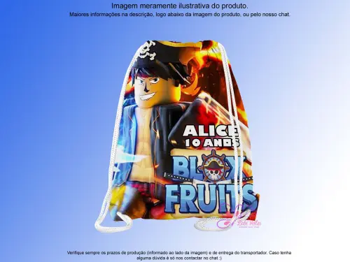 Mochilinha Saco Personalizada Games