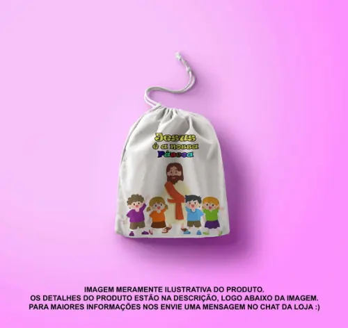 Saquinho Surpresa Personalizado Páscoa