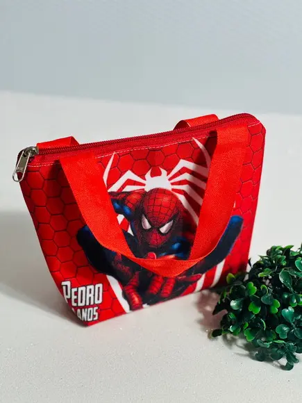 Bolsinha de Mão Personalizada Homem Aranha