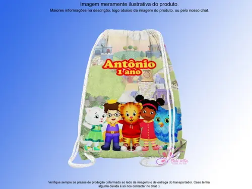 Mochilinha Personalizada Daniel Tigre