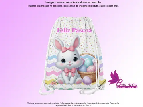 Mochilinha Personalizada Páscoa