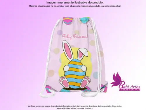 Mochilinha Personalizada Páscoa