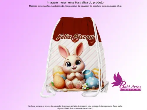 Mochilinha Personalizada Páscoa