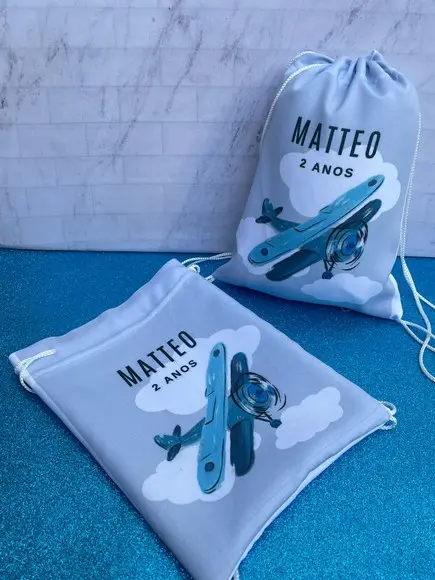 Mochilinha Personalizada Aviador