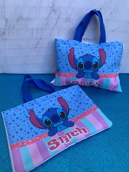 Sacolinhas Ecobag Personalizadas Stitch
