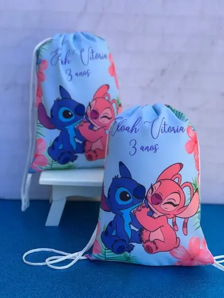 Mochilinha Personalizada Stitch