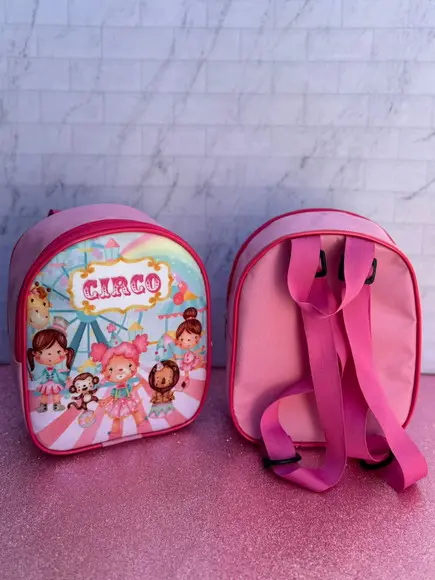 Mochila de Costas Infantil Personalizada Circo