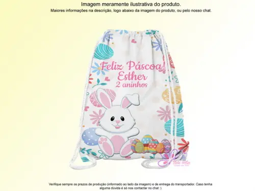 Mochilinha Personalizada Páscoa
