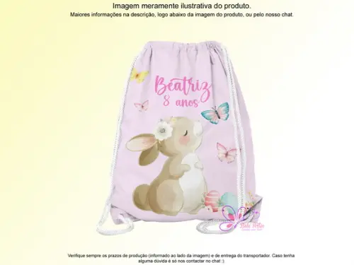 Mochilinha Personalizada Páscoa