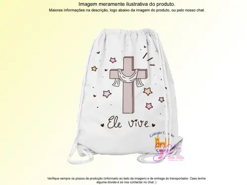Mochilinha Personalizada Páscoa