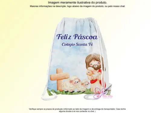 Mochilinha Personalizada Páscoa