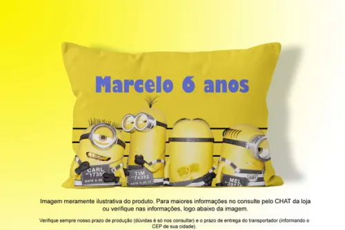 Almofadinha Personalizada Minions