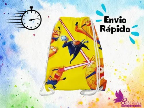 Mochilinha Minions ( Envio + Rápido )
