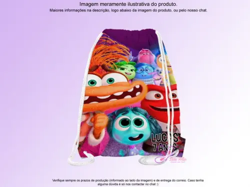 Mochilinha Personalizada Divertidamente