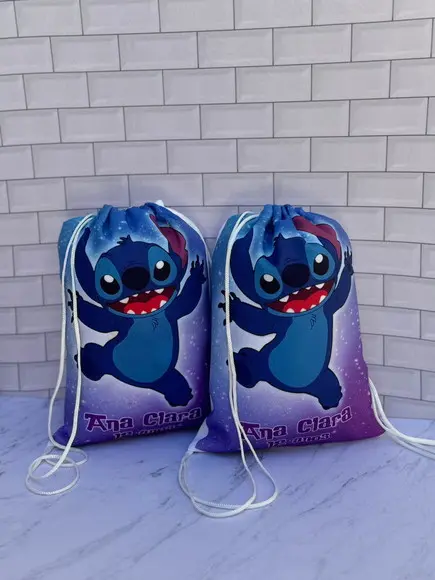 Mochilinha Personalizada Stitch