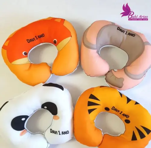 Almofada de Pescoço Personalizada Bichinhos