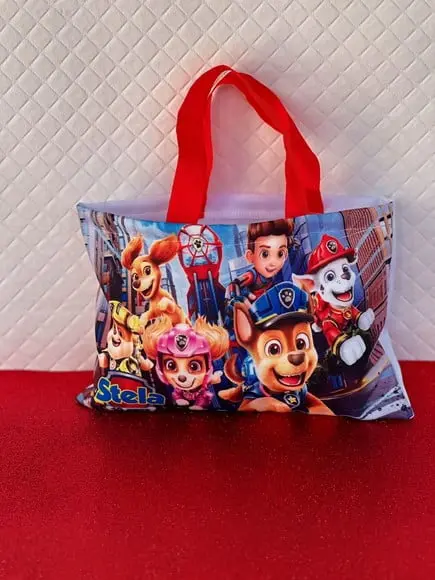 Sacolinha Ecobag Personalizada Patrulha Canina