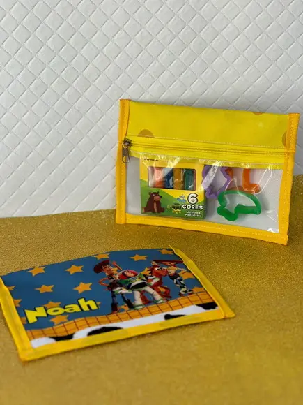 Necessaire Personal. Fazendinha + Kit Massinha e Modeladores