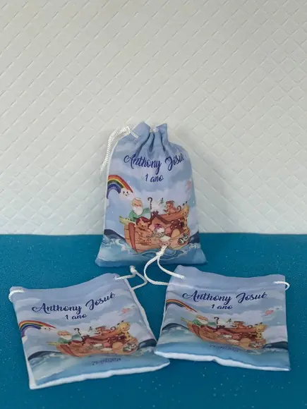 Saquinho Surpresa Personalizado Arca de Noe