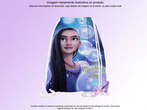 Mochilinha Personalizada Wish