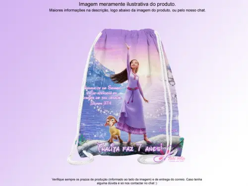 Mochilinha Personalizada Wish