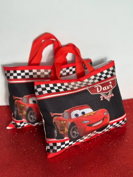 Sacolinhas Ecobag Personalizadas 28x19cm Carros