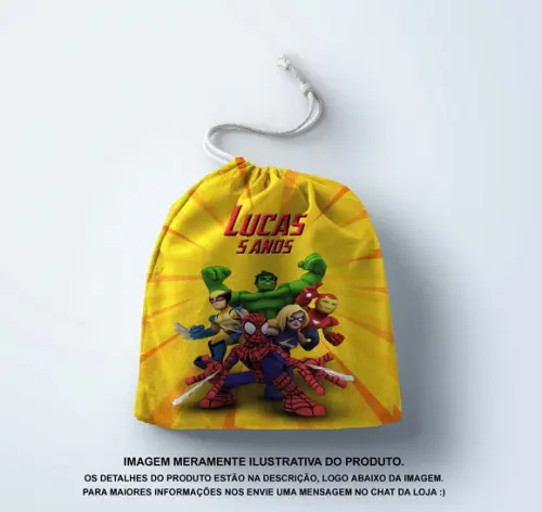 *saquinho Surpresa Personalizado Super Heróis