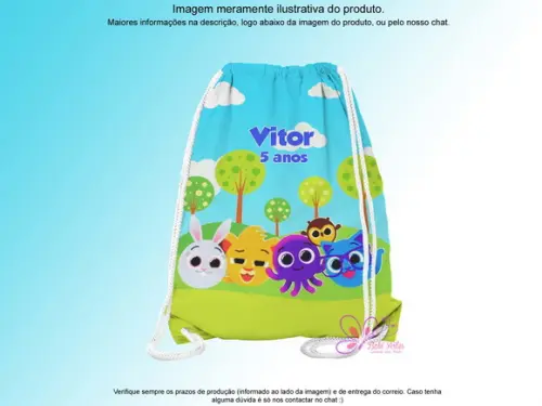Mochilinha Personalizada Bolofofo