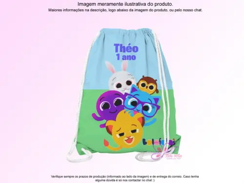 Mochilinha Personalizada Bolofofo