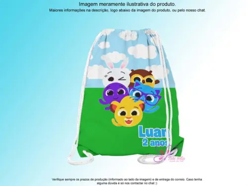 Mochilinha Personalizada Bolofofo