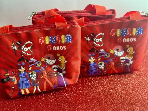 Bolsinha de Mão Personalizada Rainbow Friends