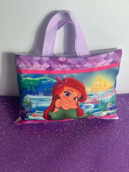 Sacolinha Ecobag Personalizada 28x19cm a Pequena Sereia Cute