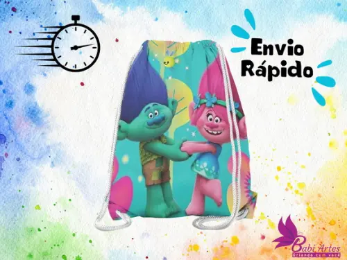 Mochilinha Trolls ( Envio + Rápido )