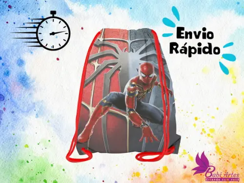 Mochilinha Homen Aranha ( Envio + Rápido )