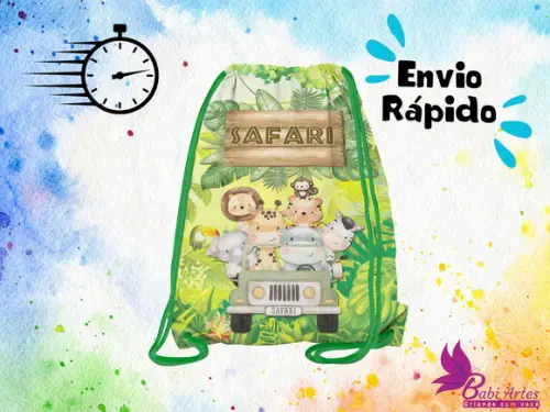 Mochilinha Safari ( Envio + Rápido )