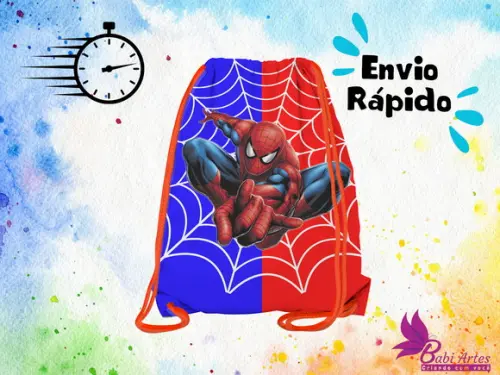 Mochilinha Homen Aranha ( Envio + Rápido )