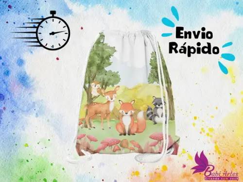 Mochilinha Bosque Encantado ( Envio + Rápido )