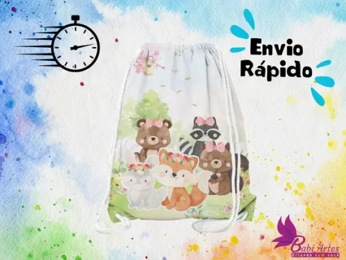 Mochilinha Bosque Encantado ( Envio + Rápido )