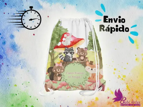 Mochilinha Bosque Encantado ( Envio + Rápido )