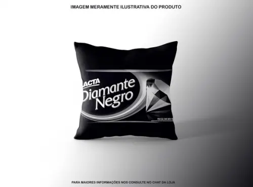 Almofadinhas Personalizadas Diamante Negro