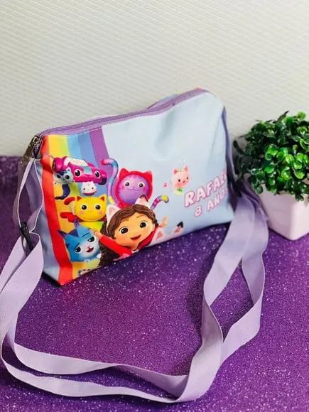 Bolsinha Personalizada a Casa Mágica da Gabby