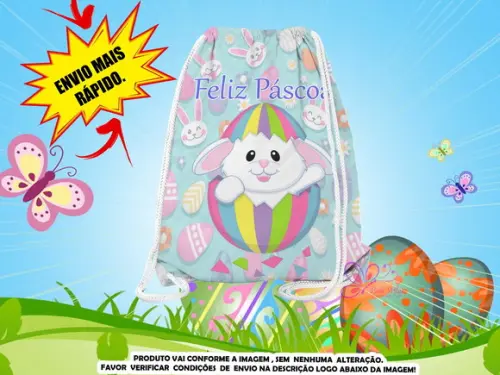 Mochilinha Páscoa ( Envio + Rápido )