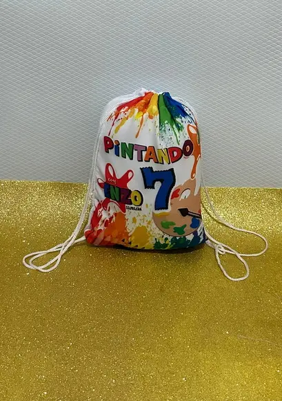 Mochilinha Personalizada Pintando o 7
