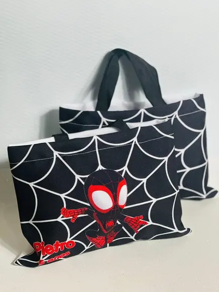 Sacolinhas Ecobag Personalizadas 28x19cm Homem Aranha