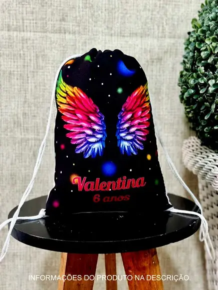 Mochilinha Personalizada Neon