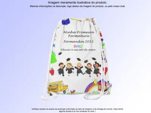 Mochilinha Personalizada Formatura