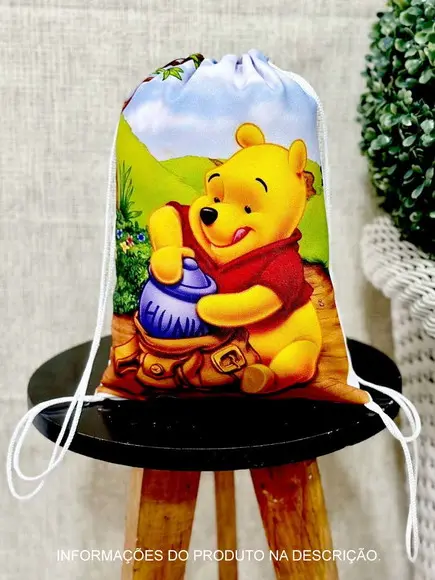 Mochilinha Personalizada Ursinho Pooh
